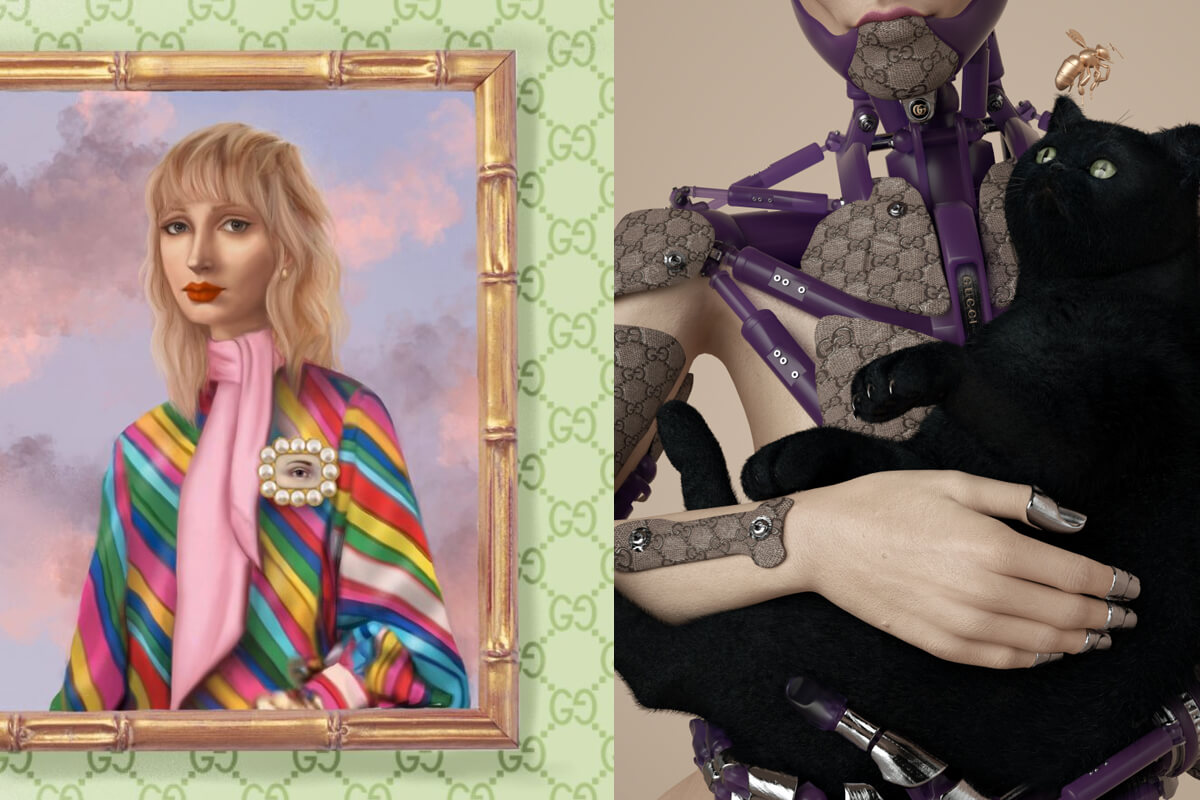 Gucci представила свой взгляд на моду будущего, выпустив NFT коллекцию