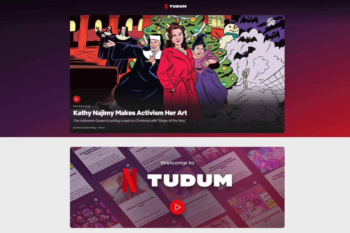 Netflix запустил новое медиа Tudum с анонсами премьер