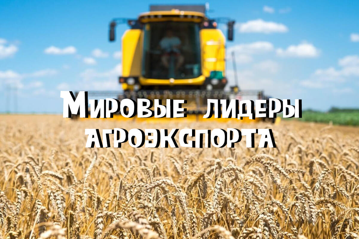 Мировые лидеры агроэкспорта