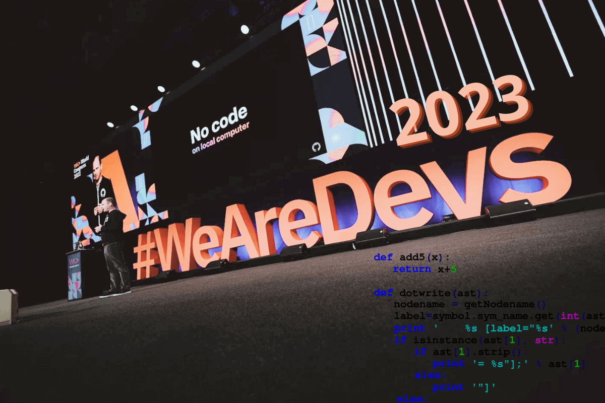 Международная конференция разработчиков WeAreDevelopers World Congress 2023