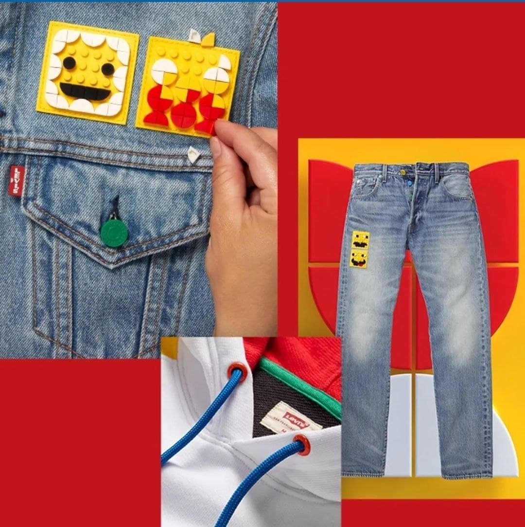 Коллаборация Lego с мировыми брендами: Levis