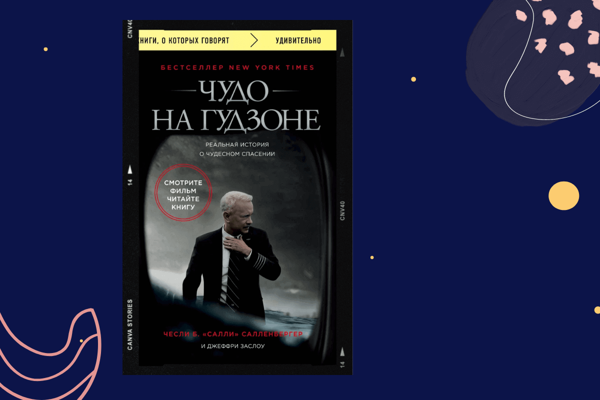 ТОП-15 книг про трагедии и катастрофы: «Чудо на Гудзоне», Чесли Салленбергер