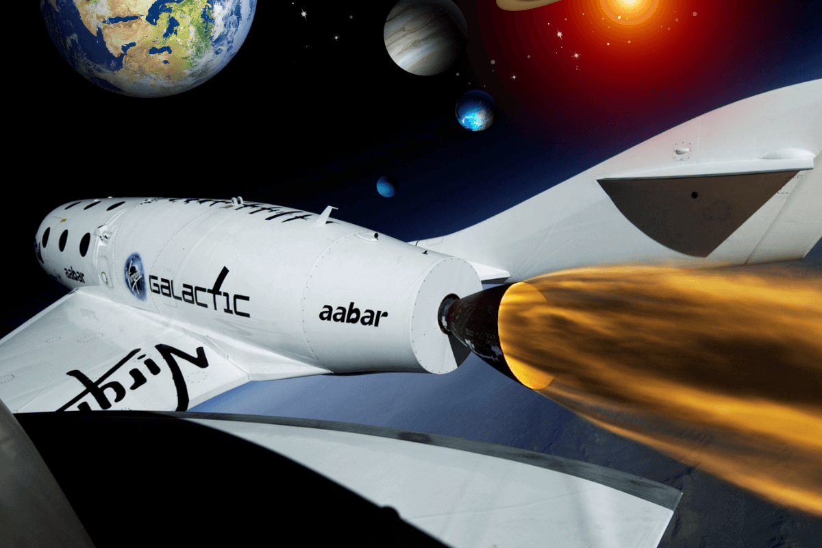 Virgin Galactic запускает первый коммерческий полет на ракетном самолете